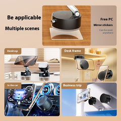 Vacuum Magnetic Suction Cup Folding Swivel Stand Double-sided Suction Cup
