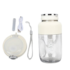 1.2L Mini Juicer Cup Portable Rechargeable Cordless Juicer Blender Multifunctional Blender Cup for Travel Camping Gym Office