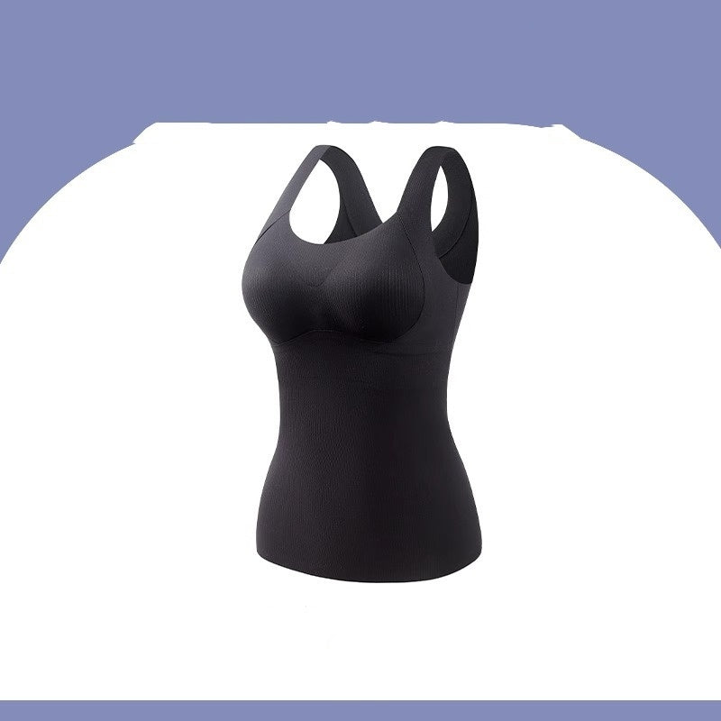 Thermal Vest Female Fleece-lined Padded Heating Inner Wear Base + 50% OFF