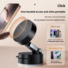 Vacuum Magnetic Suction Cup Folding Swivel Stand Double-sided Suction Cup